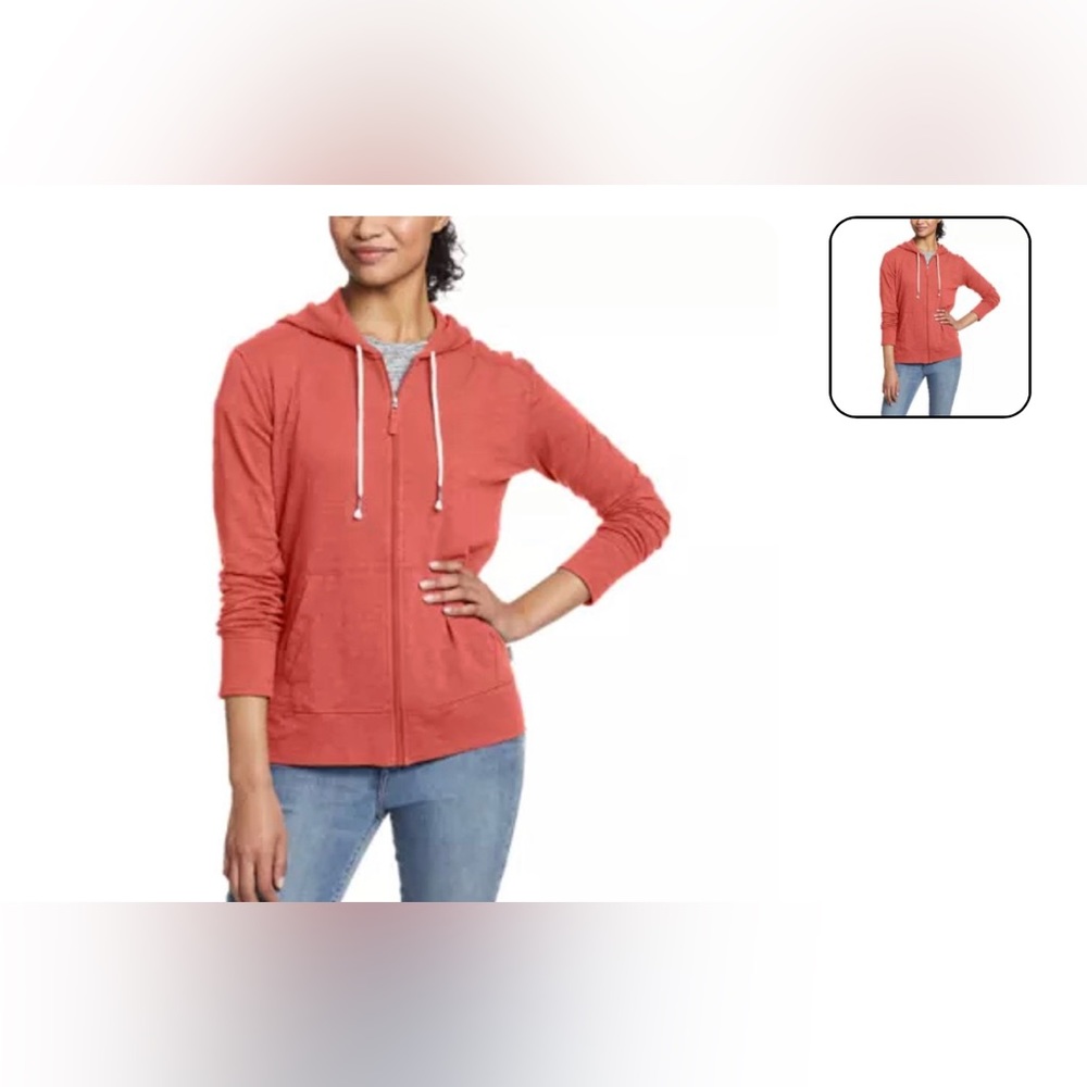 Eddie Bauer, Women’s Legend Wash Slub Full Zip Hoodie